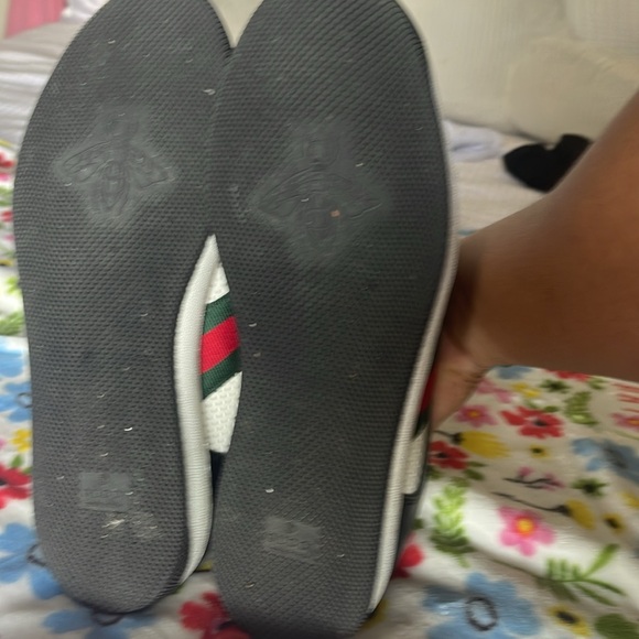 GUCCI Screener logo web stripe sneakers - Picture 6 of 12